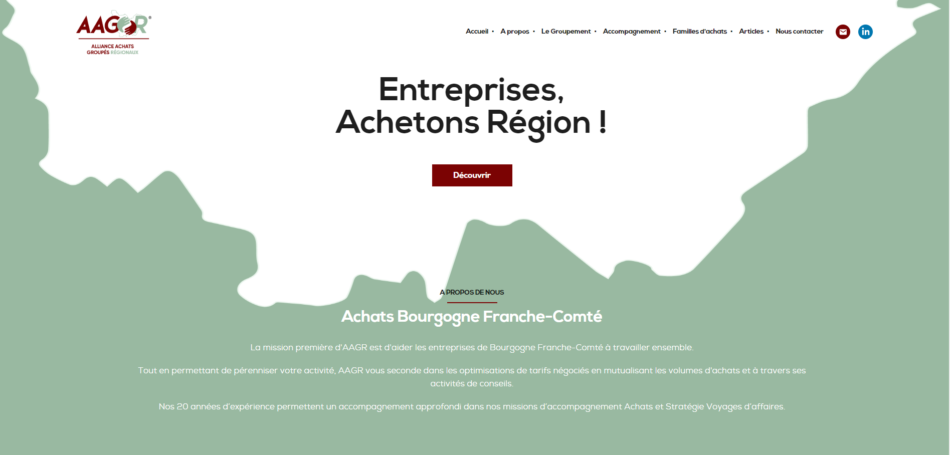 Site vitrine d'une entreprise