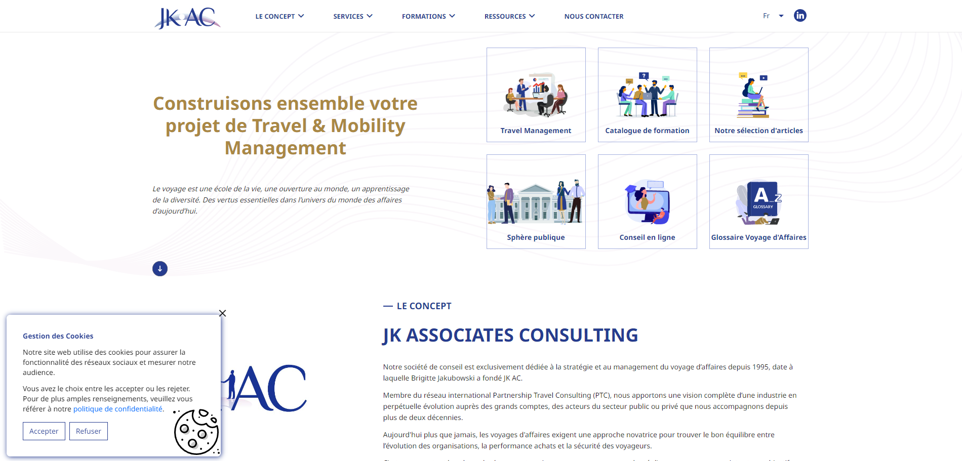Maintenance du site JKAC